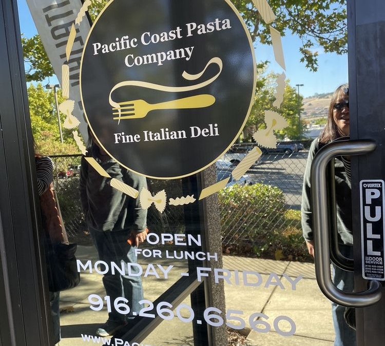 Pacific Coast Pasta Company : A Delicious Windplay in El Dorado Hills