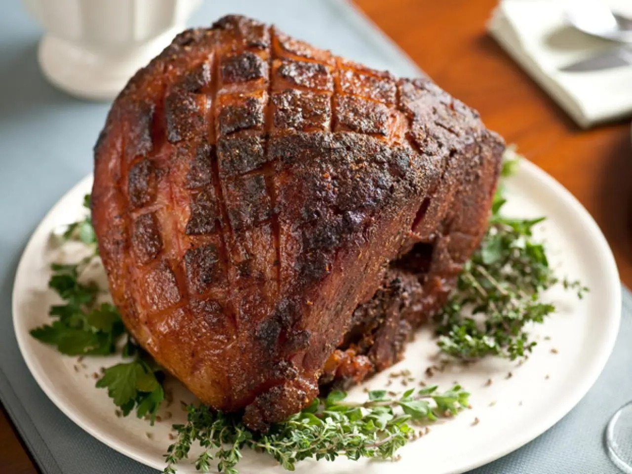 Christmas Dinner Star: Toasted Spiced Ham with Honey Glaze